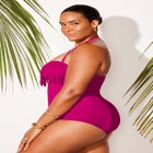 Fringe Bandeau One Piece Swimsuit image number null