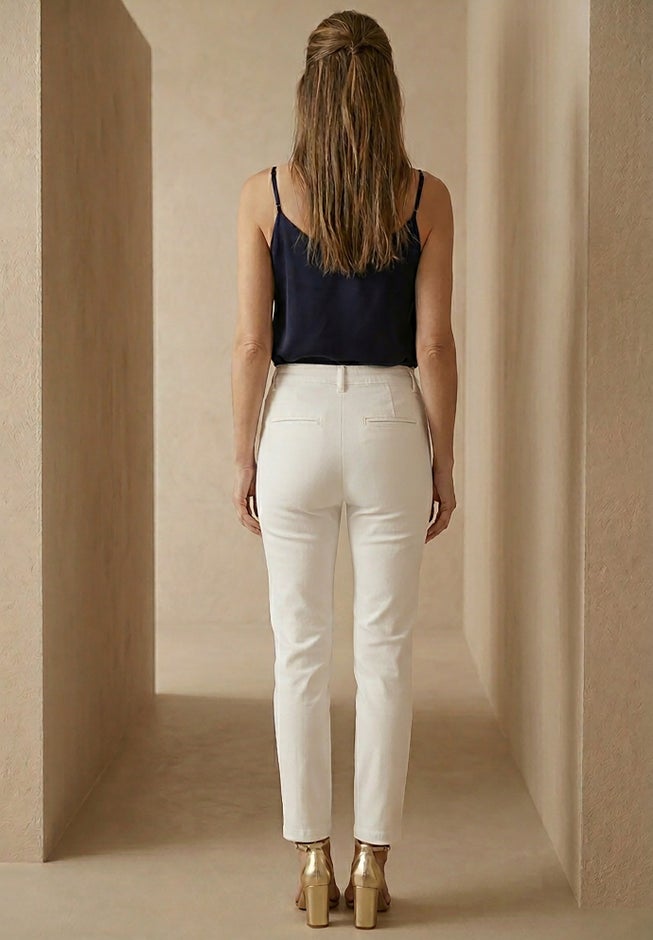 Stretch Cotton Chino Straight-Leg Pant image number 2