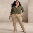 Stretch Cotton Chino Straight-Leg Pant image number null