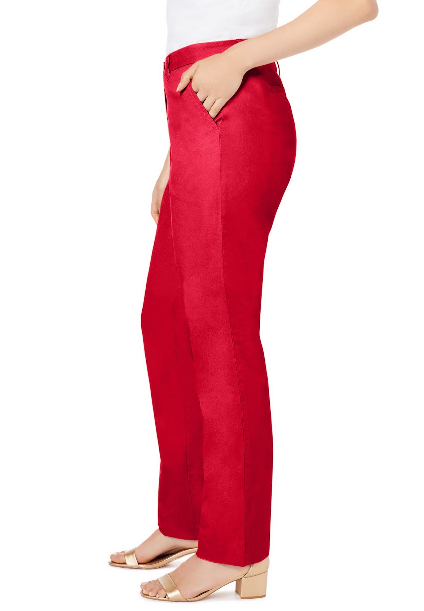 Stretch Cotton Chino Straight-Leg Pant image number 2