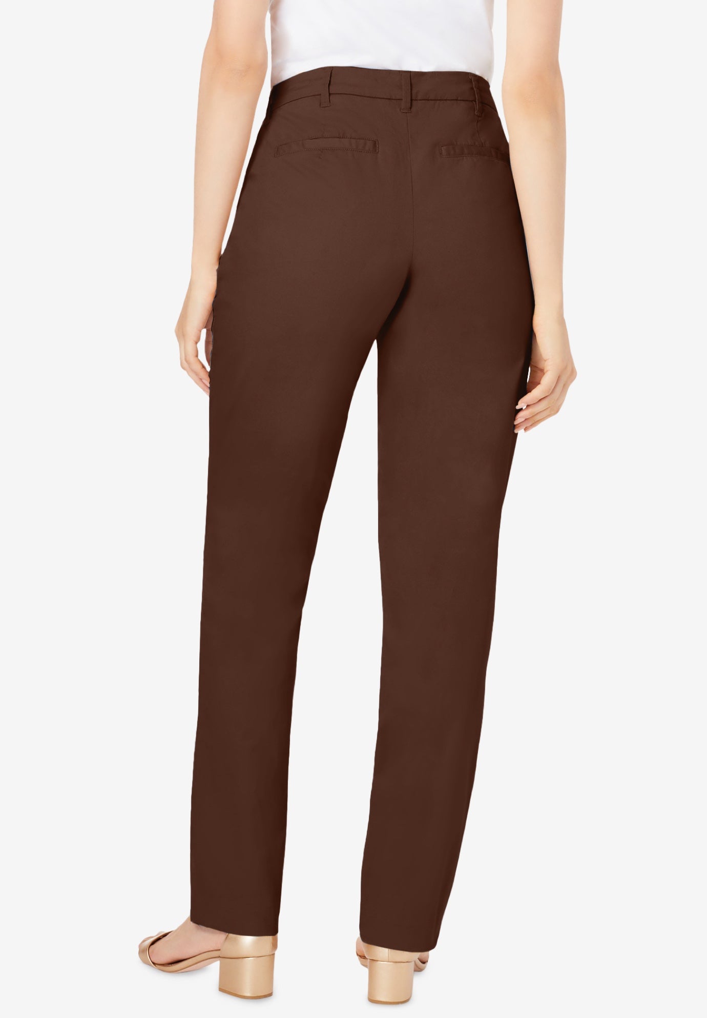 Stretch Cotton Chino Straight Leg Pant image number 2