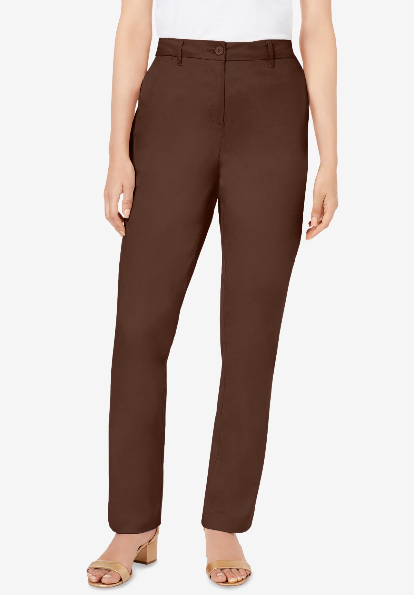 Stretch Cotton Chino Straight Leg Pant image number 0