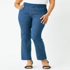 Comfort Waist Stretch Denim Straight Leg Jean image number null