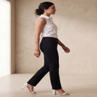 Comfort Waist Stretch Denim Straight-Leg Jean image number null