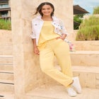 Perfect Short-Sleeve Crewneck Cotton Tee image number null