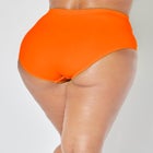 Shirred High Waist Tummy Control Swim Brief image number null