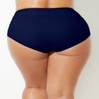 Shirred High Waist Swim Brief image number null