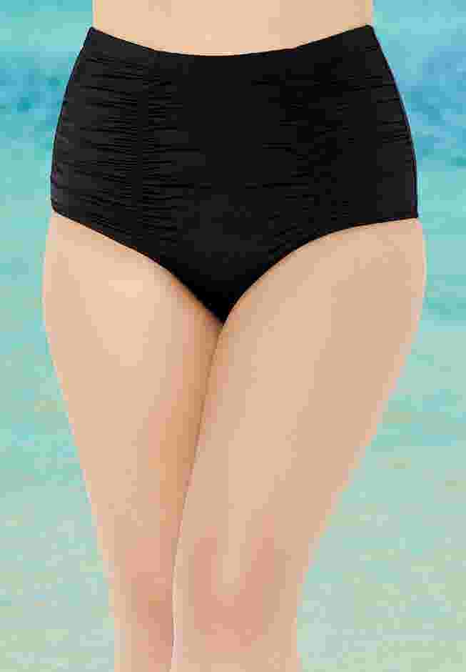 Shirred High Waist Swim Brief image number 0