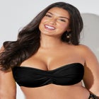 Valentine Ruched Bandeau Bikini Top image number null