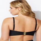 Valentine Ruched Bandeau Bikini Top image number null