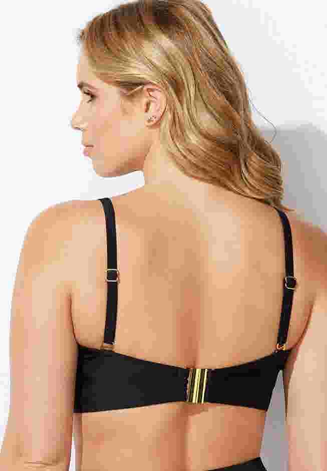 Valentine Ruched Bandeau Bikini Top image number 1
