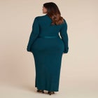 Zipper & Tie Sweater Dress image number null