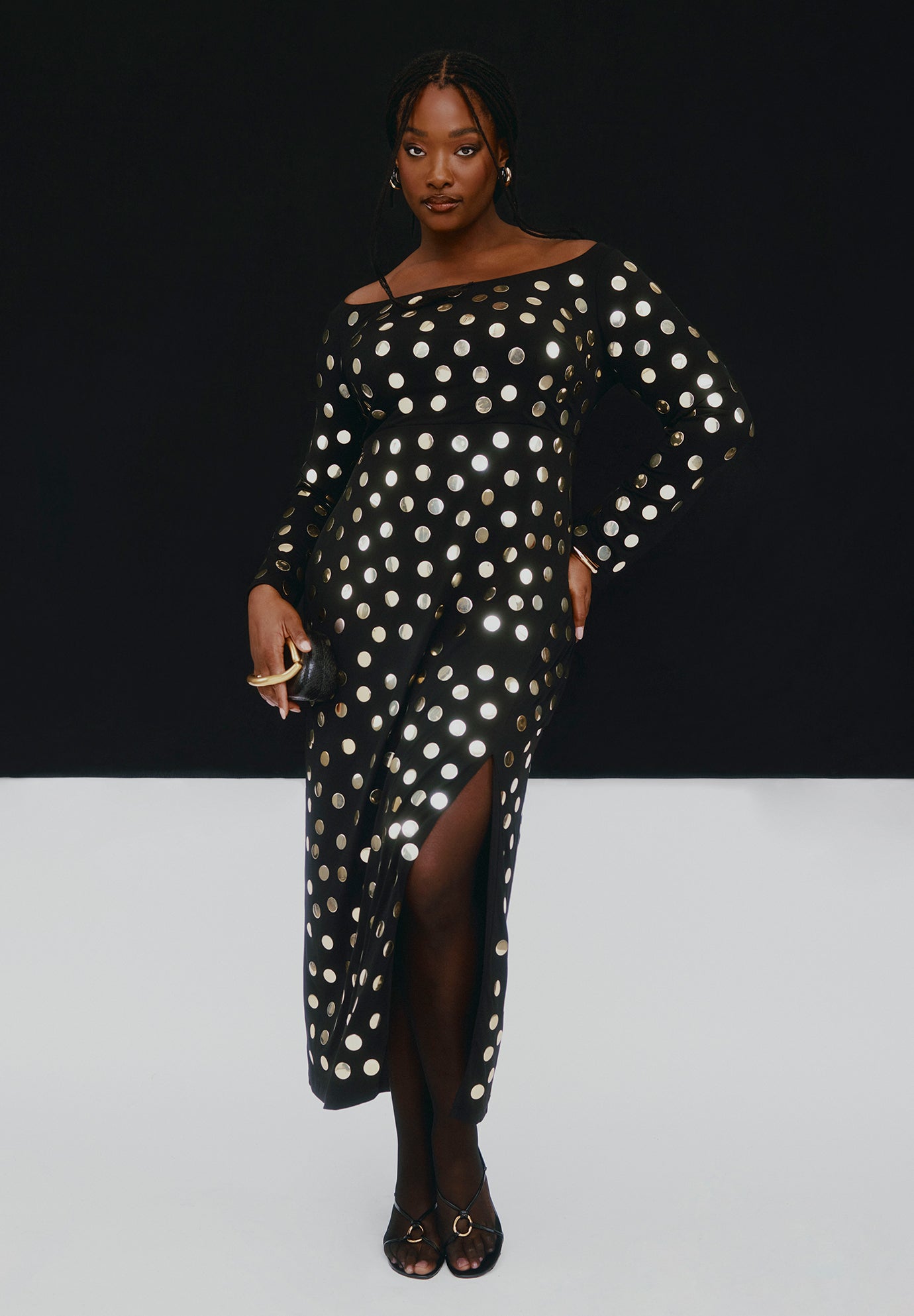  Studded Maxi Dress image number 0