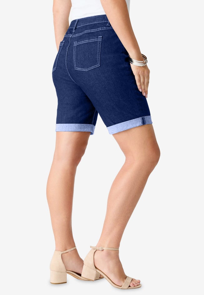 Plus Size Classic Stretch Cuffed Short image number 2
