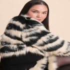 Faux Fur Crop Coat image number null