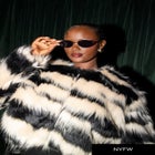 Faux Fur Crop Coat image number null