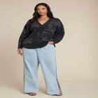 Intarsia Long Cardigan image number null