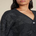 Intarsia Long Cardigan image number null