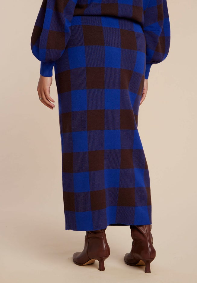 Intarsia Sweater Skirt image number 1