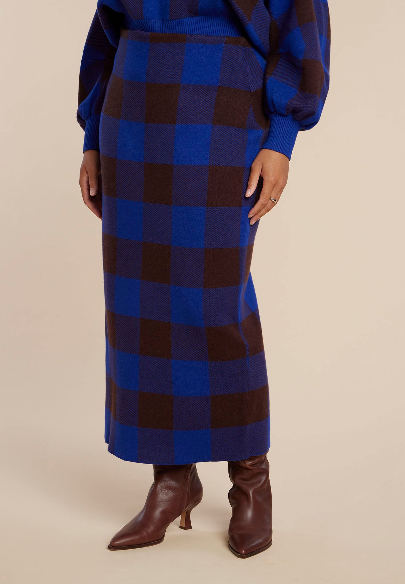 Intarsia Sweater Skirt image number 0