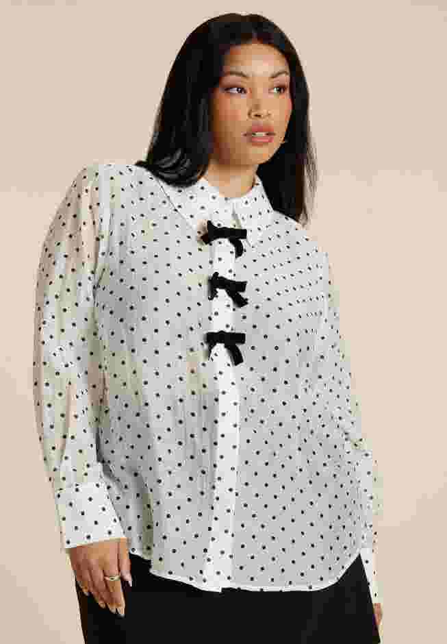 Button Up Top With Bows image number 0