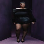 Mini Faux Leather Short image number null