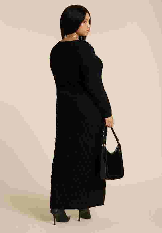 Sweater Dress With Buttons image number 3