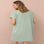 Cotton Spanex Jersey V-Neck Short Sleeve Sleepshirt image number 1