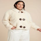 Teddy Fur Coat With Buckles image number null