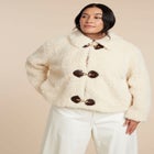 Teddy Fur Coat With Buckles image number null