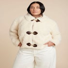 Teddy Fur Coat With Buckles image number null