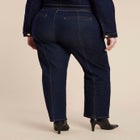 Zip Front Bootcut Jean image number null