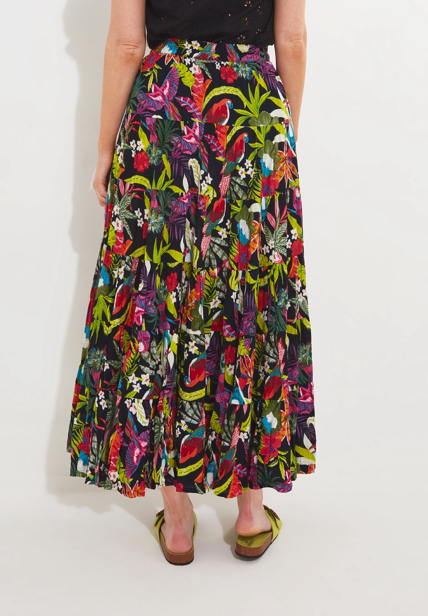 Tiered Maxi Skirt image number 3