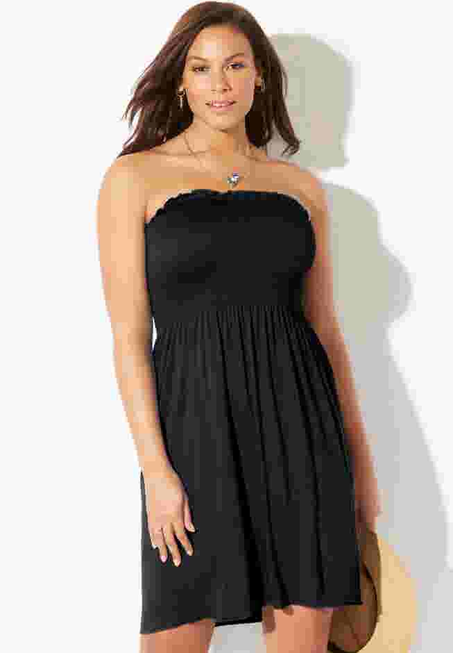 Jenna Bandeau Cover Up Dress image number 2