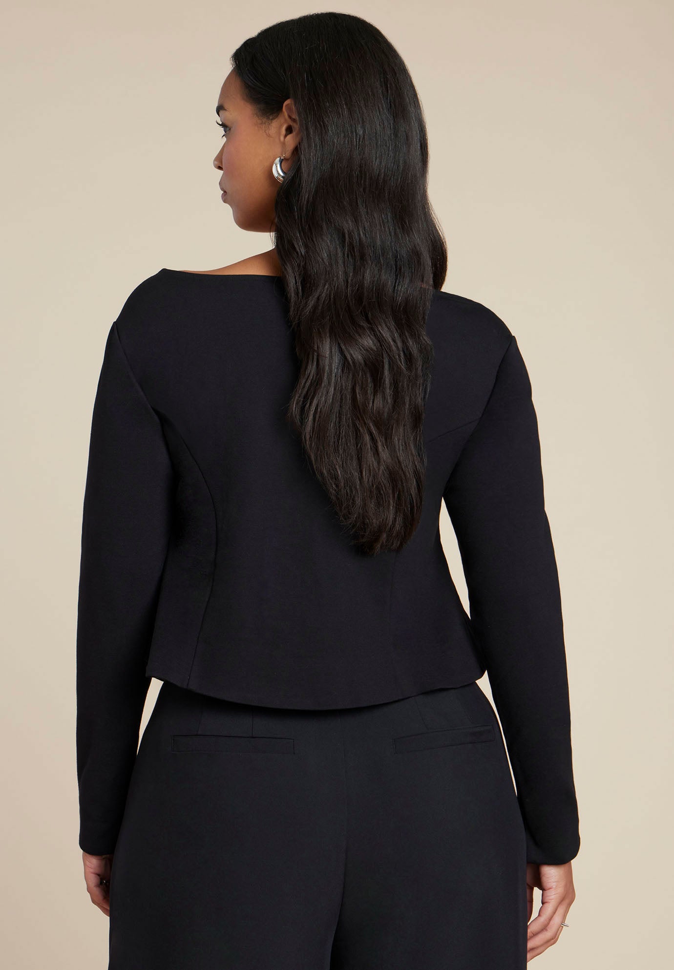 Button Up Wide Neck Top image number 1