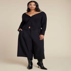 Button Up Wide Neck Top image number null