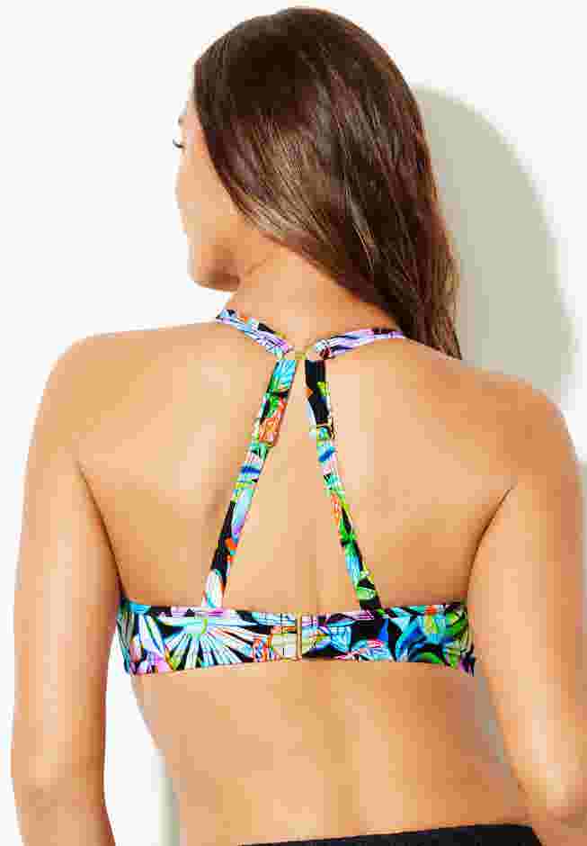 Crochet Bra Sized Underwire Bikini Top image number 1