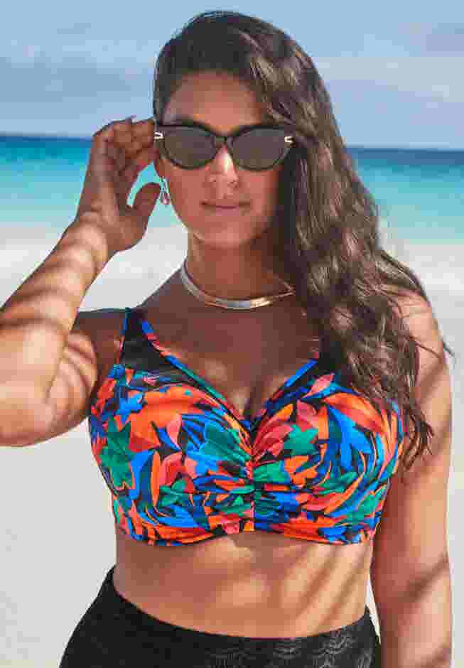 Crochet Bra Sized Underwire Bikini Top image number 0