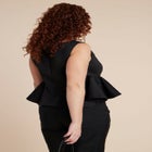  Flared Peplum Top image number null