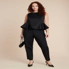  Flared Peplum Top image number null