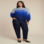 Fuzzy Ombre Sweater image number null