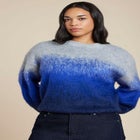 Fuzzy Ombre Sweater image number null