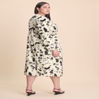 Faux Pony Hair Long Coat image number null