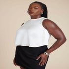  Embellished Sleeveless Boxy Shirt  image number null