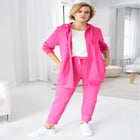 French Terry Long Zip Front Hoodie image number null