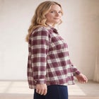Plaid Flannel Shirt image number null