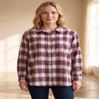 Plaid Flannel Shirt image number null