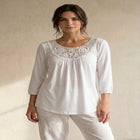 Crochet Trim Tunic image number null