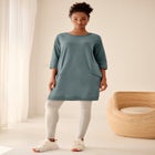 French Terry Zip Pocket Tunic image number null