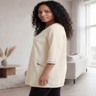 French Terry Zip Pocket Tunic image number null